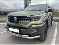 Защита переднего бампера двойная Папа Тюнинг d76/60 для TANK 400 2023-