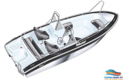 Тент для катера SILVER FOX 485 (с леером на носу)