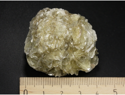 Мусковит, необработанный "дикий" образец, Бразилия (42*38*24 мм, 45 г) №36380