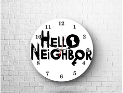 Часы Привет Сосед/ Hello Neighbor №3