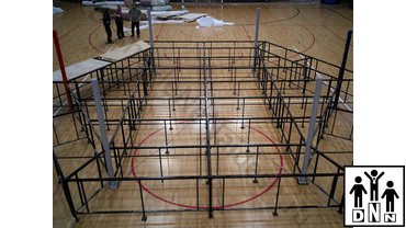 Шестиугольный ринг, гексагон, монтаж