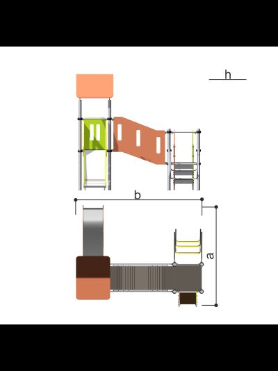 Детский игровой комплекс Romana 104.18.00