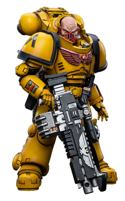 Тяжелый интерцессор Имперских Кулаков (Warhammer 40k) - КОЛЛЕКЦИОННАЯ ФИГУРКА 1/18 Imperial Fists Heavy Intercessors (JT3440) - JOYTOY