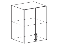 ШВ 600 Шкаф настенный 2-дверный