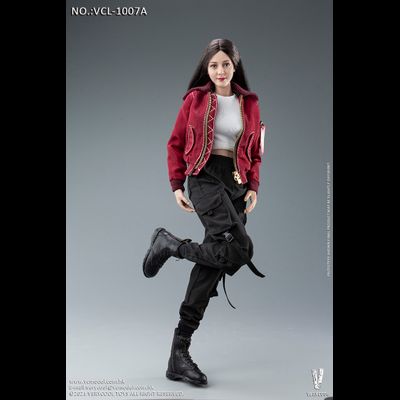 Женский комплект с курткой (красная) - 1/6 Fashion Jacket Set (VCL-1007A) - VERYCOOL