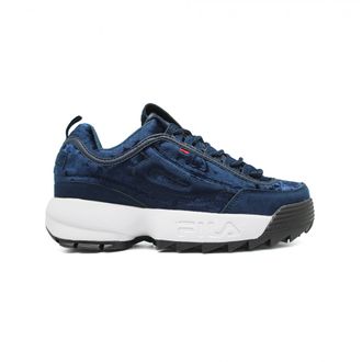 Dark blue fila shoes on sale