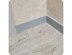 Плинтус ХДФ Dollken Cubu Flex Life 100мм Х 2,5 м 1012/1202 Серый в интерьер 6