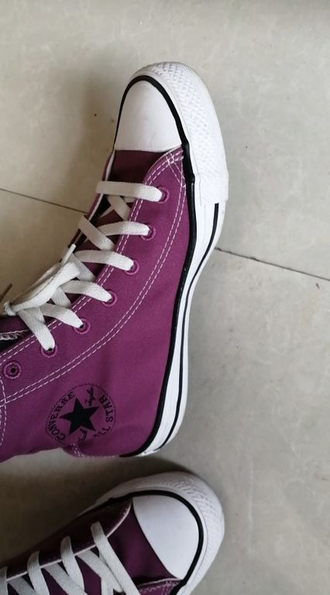 Кеды Converse All Star Renew Canvas бордовые высокие