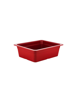 Гастроёмкость 1/2-100, меламин, цвет красный
