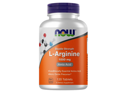 (NOW) ARGININE 1000mg - (120 табл)