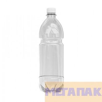Бутылка ПЭТ 1,0л с крышкой (50шт/уп)