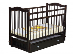 Кровать Колибри 6 (поперечный маятник, закрытый ящик) Венге