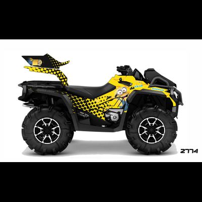 наклейки квадроцикл кавасаки BRP Can-Am Outlander G2  2014-2023 екатеринбург мотонаклейка.ру