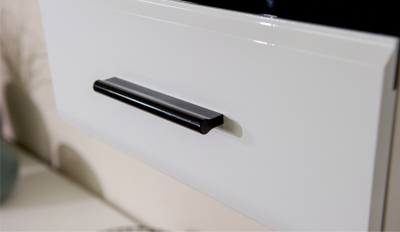 Тумба ТВ Йорк 2д 1ящ, белый, белый глянец