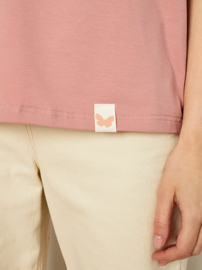 ЖЕНСКАЯ ФУТБОЛКА РОЗОВАЯ "ДАРИ"