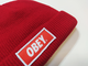 Шапка OBEY Logo Красный