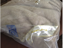 одеяло из чистой живой шерсти Верблюд Серебристый