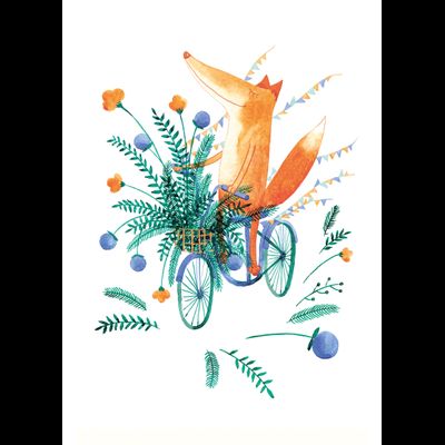 D0458 Лисенок на велосипеде