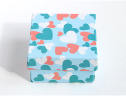 Футляр картонный без ленты 57*57*33 мм №10692