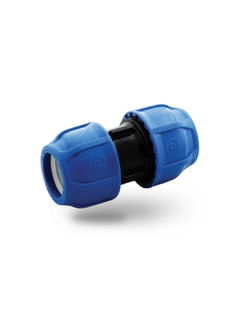 Муфта соединительная обжимная ПЭ POELSAN для пнд труб 20 25 32 40 50 63 75 90 110