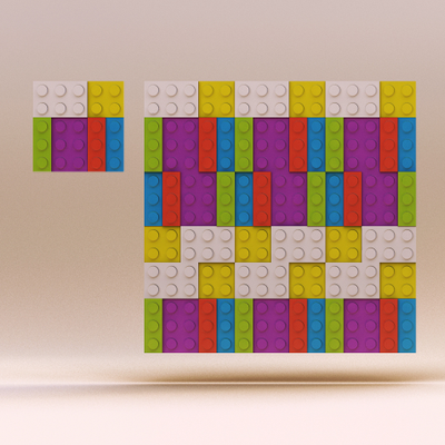 Гипсовая 3d панель "Конструктор"