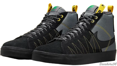 NIKE BLAZER MID ACCLIMATE BLACK/YELLOW Мужские (41-45)