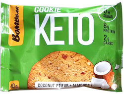 Печенье "Со вкусом кокосового птифура и миндаля", 40г (BOMBBAR)