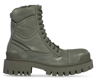 Balenciaga Combat Strike Cotton Canvas Green