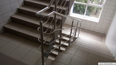 лестничные ограждения из нержавеющей стали