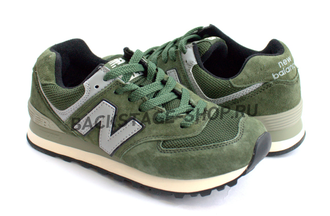 Кроссовки New Balance 574 Green сетка