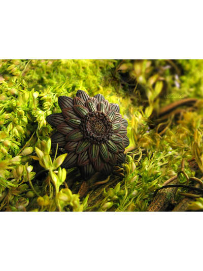 &quot;Лесной всполох&quot;, кольцо-цветок из Зачарованного леса