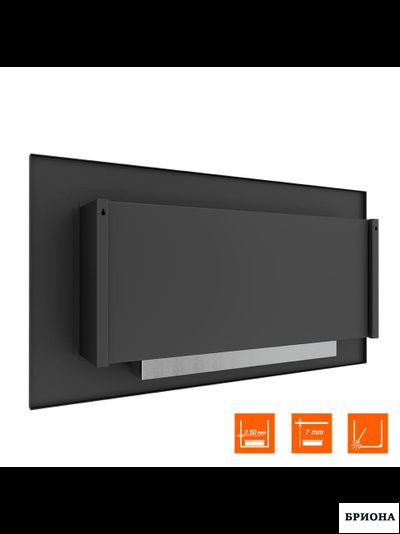 Биокамин в нишу  GRAND 1200 стандарт. Со стеклом