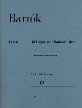 Bartók. 15 ungarische Bauernlieder BB79 für Klavier