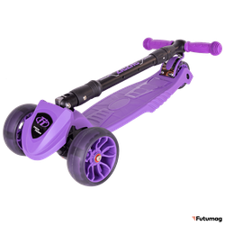 Детский самокат TechTeam Zig Zag 2021 зеленый