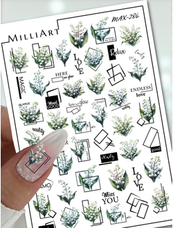 Слайдер-дизайн MilliArt Nails MAX-286