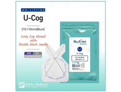 Мезонить стериальная White Ever Double ARM U-Cog 21G/110/PDO длина нити 380