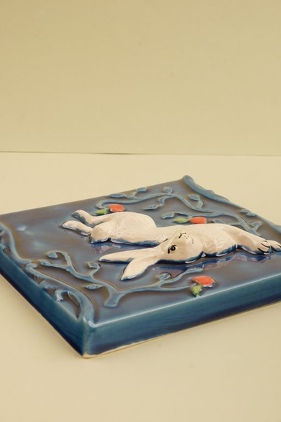 Заяц (керамическая плитка)