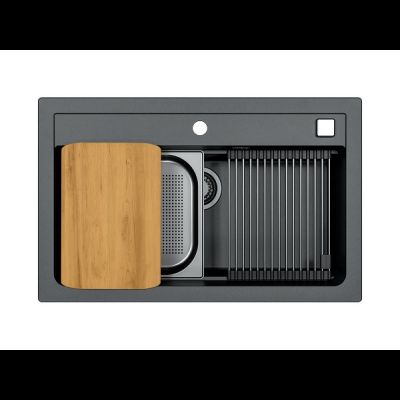 Доска разделочная Alveus 250X356 дерево/орех-ATROX