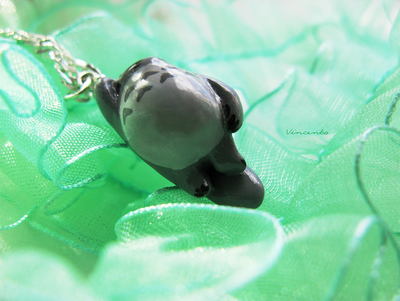 Тоторик. Кулон в виде Тоторо из мультфильма "Мой сосед Тоторо"