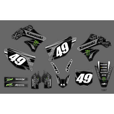 kawasaki kx kxf 250 2009 2010 #1587