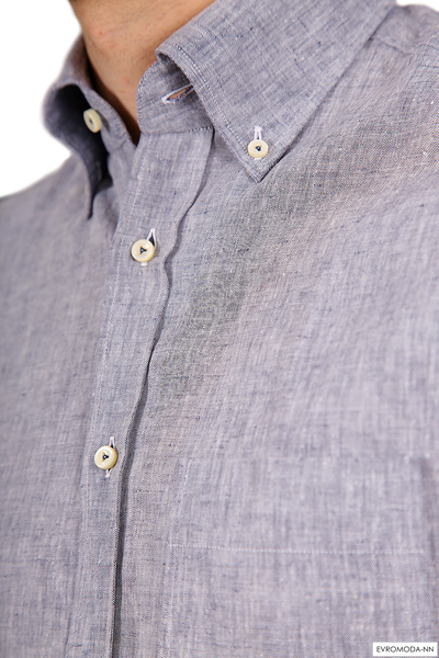 Рубашка мужская льняная Рон-STFC-785