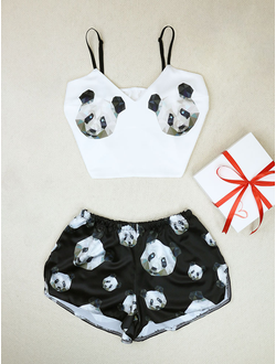 Шелковая пижама "Панды"