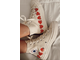 Кеды Converse Play Comme des Garcons высокие белые с сердечками
