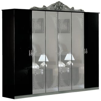Шкаф 6-дверный с зеркалами