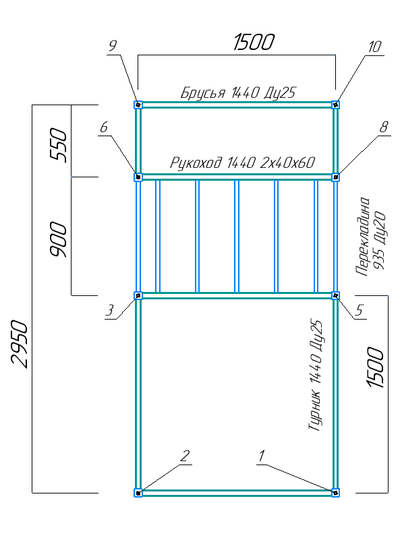 Спортивная площадка WORKOUT w08