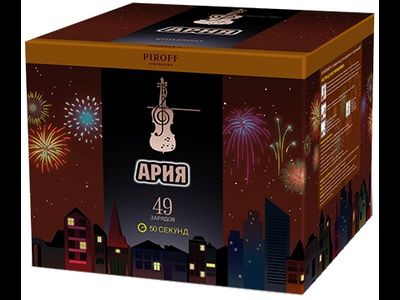 Батарея салютов АРИЯ БСП1104915 PIROFF | Neva-Salut.com