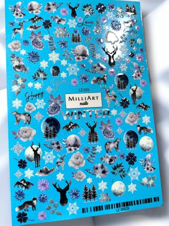 Слайдеры для ногтей LINZA 8*12 см LZ-029