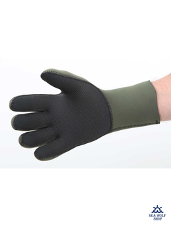 Перчатки неопреновые 7мм AquaDiscovery зелен.ultraspan/ОП р.XS