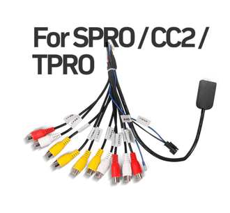 Проводка RCA со слотом под Sim Карту для подключения усилителя к  Teyes CC2L Plus / CC2 / Spro / Spro Plus / CC2 Plus