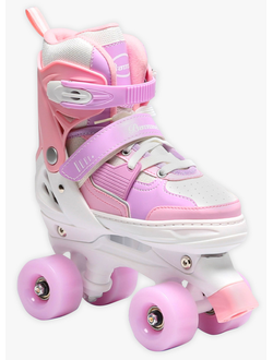 Квады детские раздвижные Banwei Marshly Pink (светящиеся колёса)